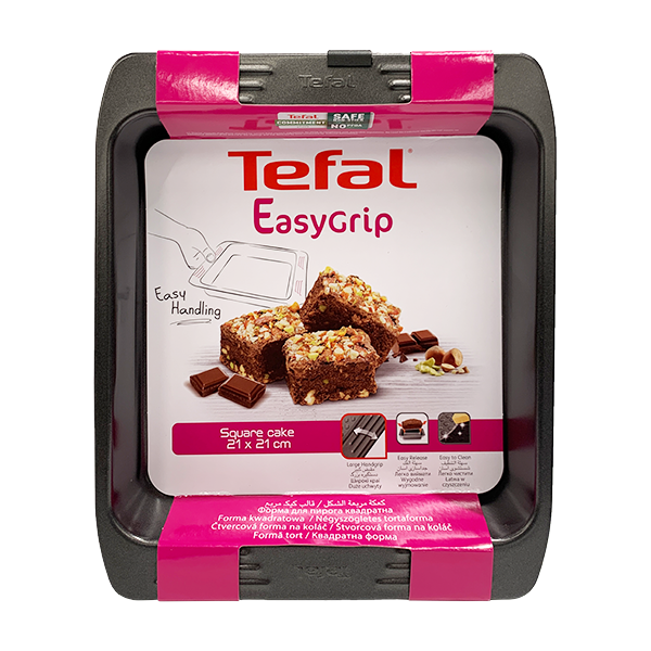 Tefal Easy Grip Gold Cake Pan 20x20 – Non-Stick